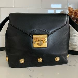 Vintage Salvatore Ferragamo Genuine Leather Crossbody